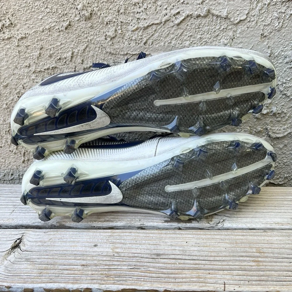 Nike Cleats Men Size 14.5 Vapor Untouchable Pro Football Navy White